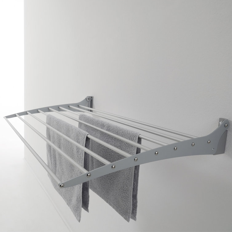 Rebrilliant Folding WallMounted Drying Rack Wayfair.co.uk
